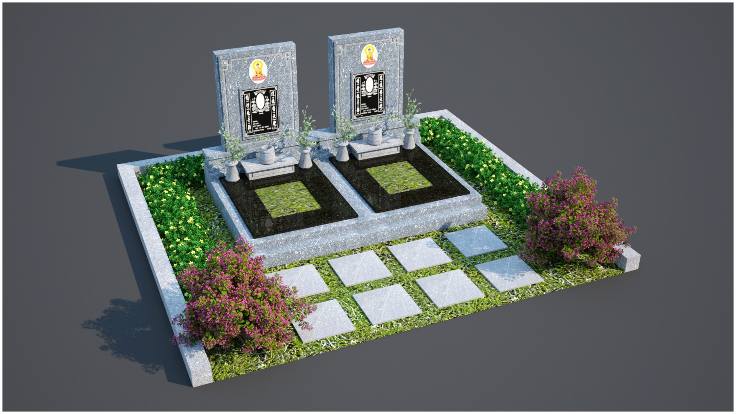 Khuôn viên 6,75m đồi Kim nghĩa trang lạc hồng viên
